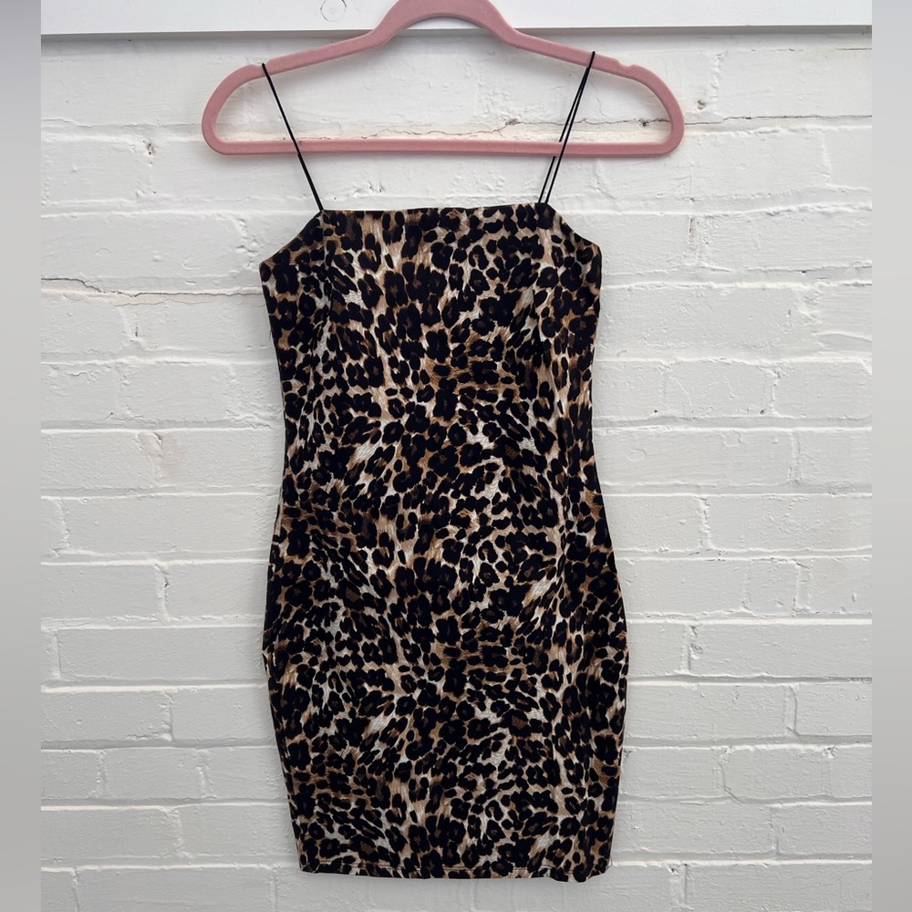 Cheetah Bodycon mini dress